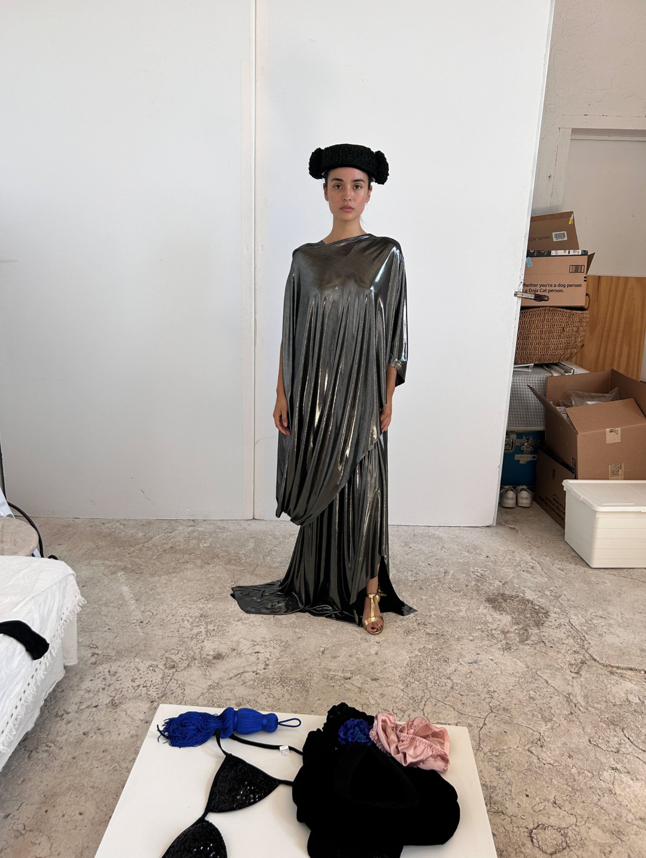 A unique piece by Michelle Del Rio created for the Milagros collection.