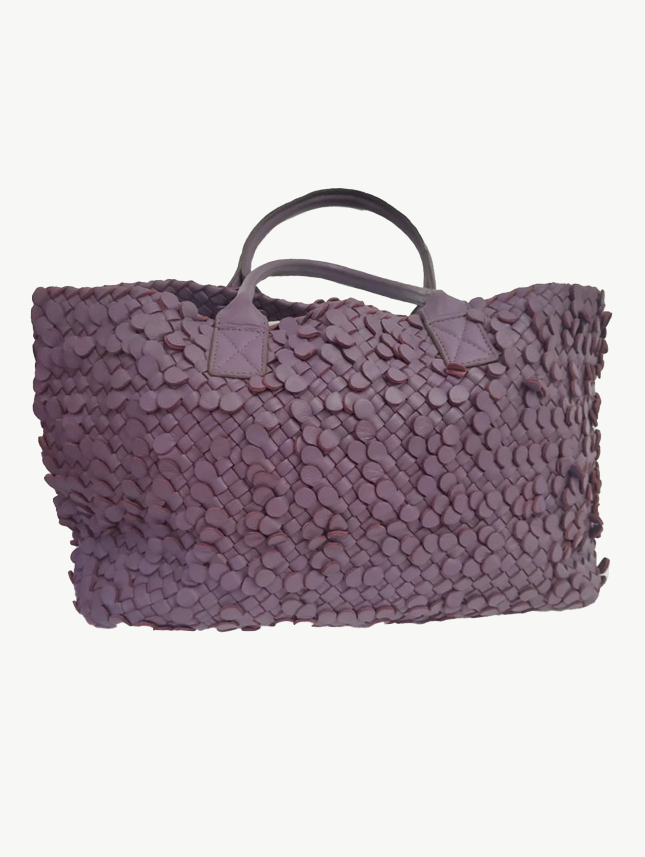 Bottega Veneta vintage purple tote bag