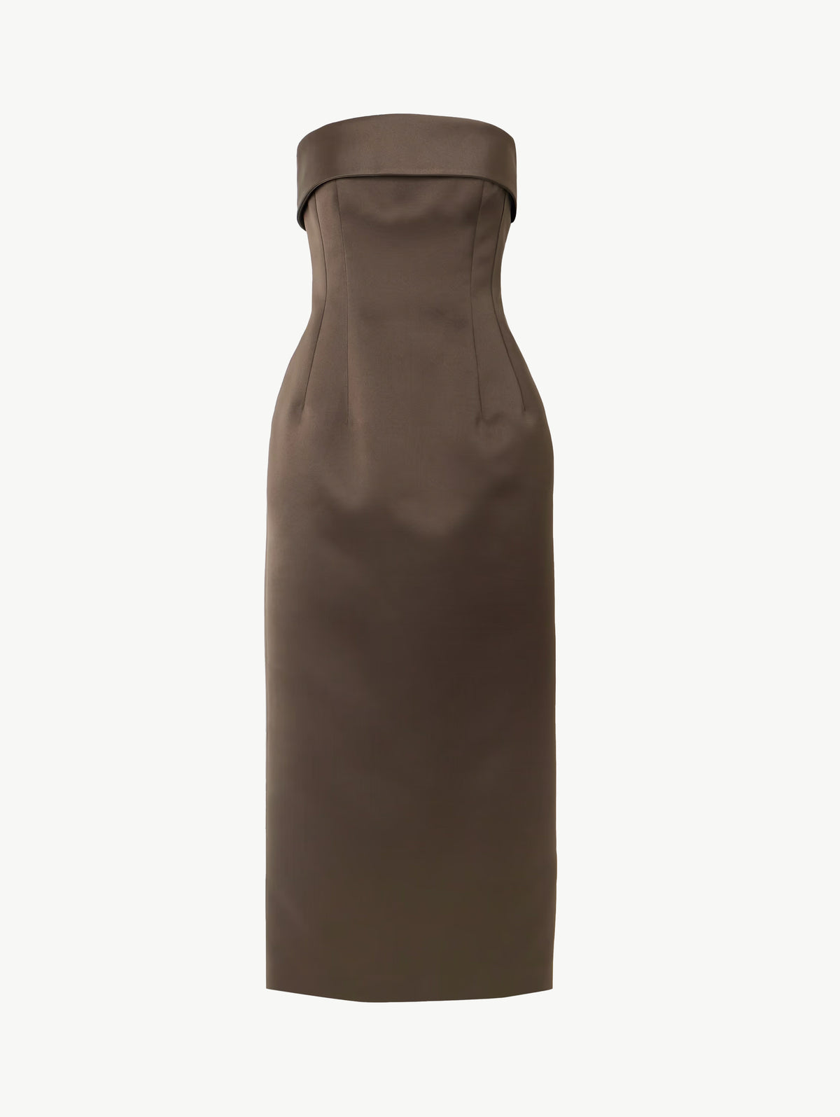 keeley midi dress Keeley mudu strapless duchesse-satin midi dress