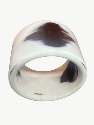 Vintage resin Hermès cuff bracelet 