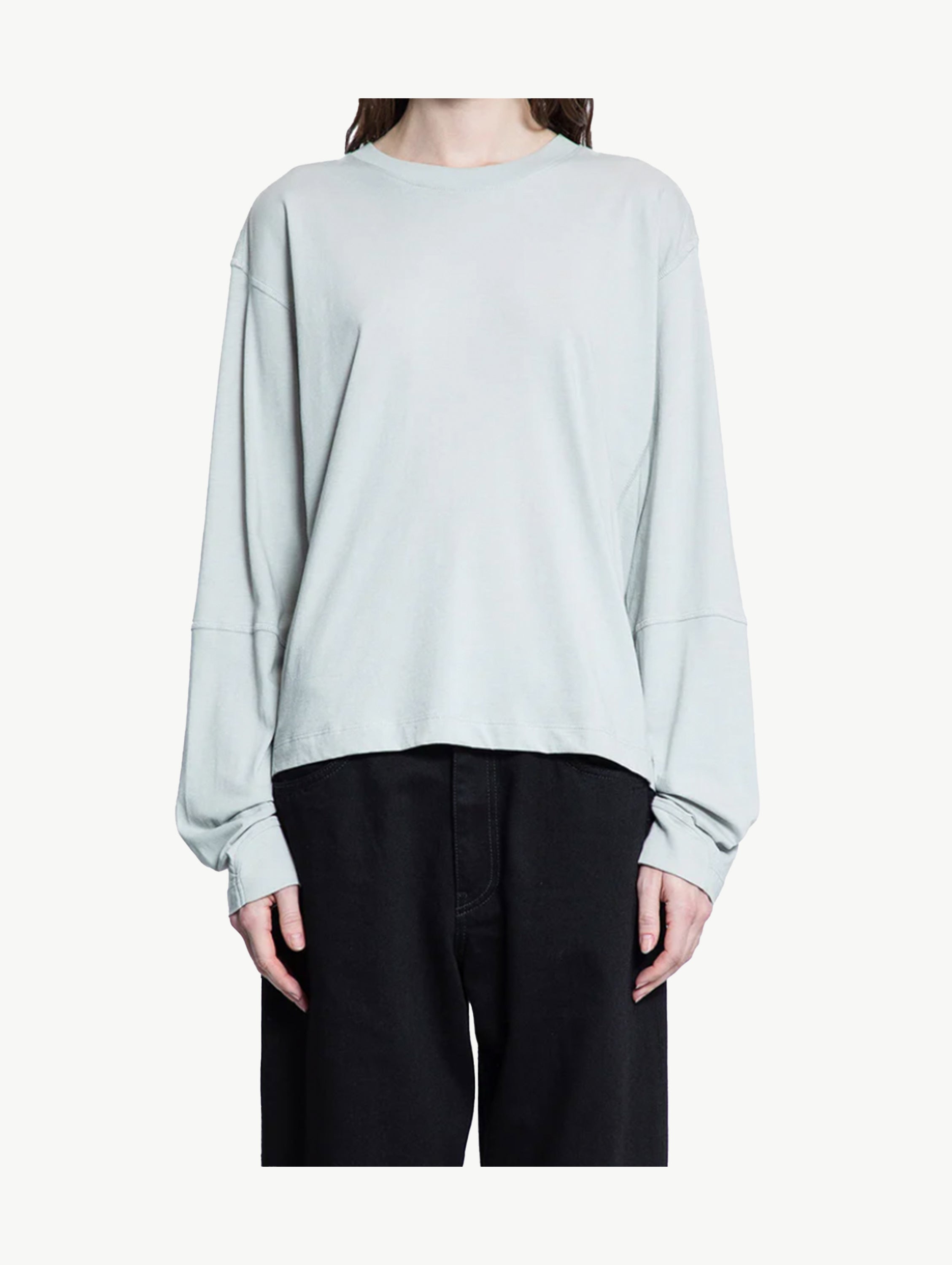 Seamed perfect long sleeved top