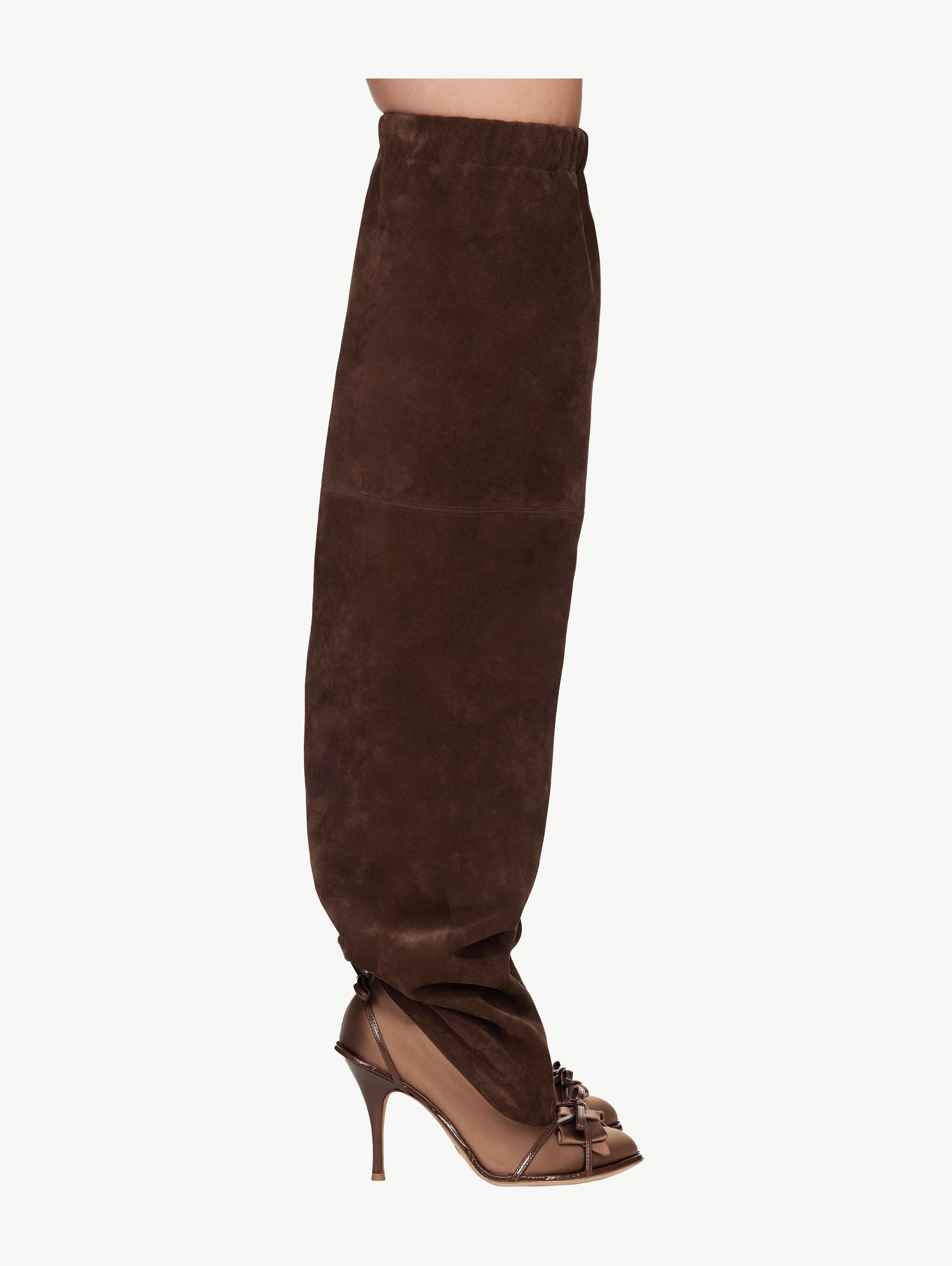 Shoe Thigh High Uggs Heel Brown Double Thigh High Tall Boots THE