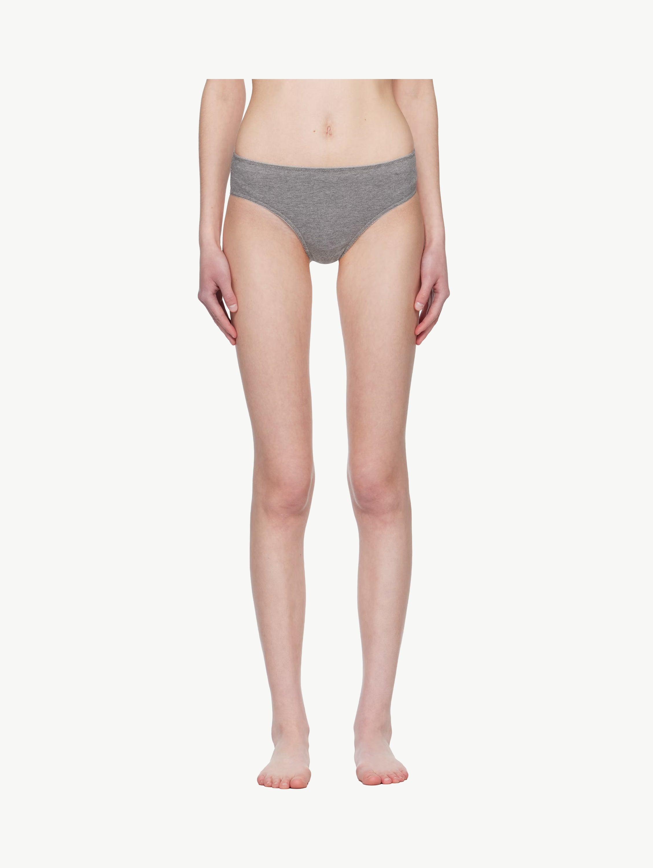 Three-pack gray alma briefs
