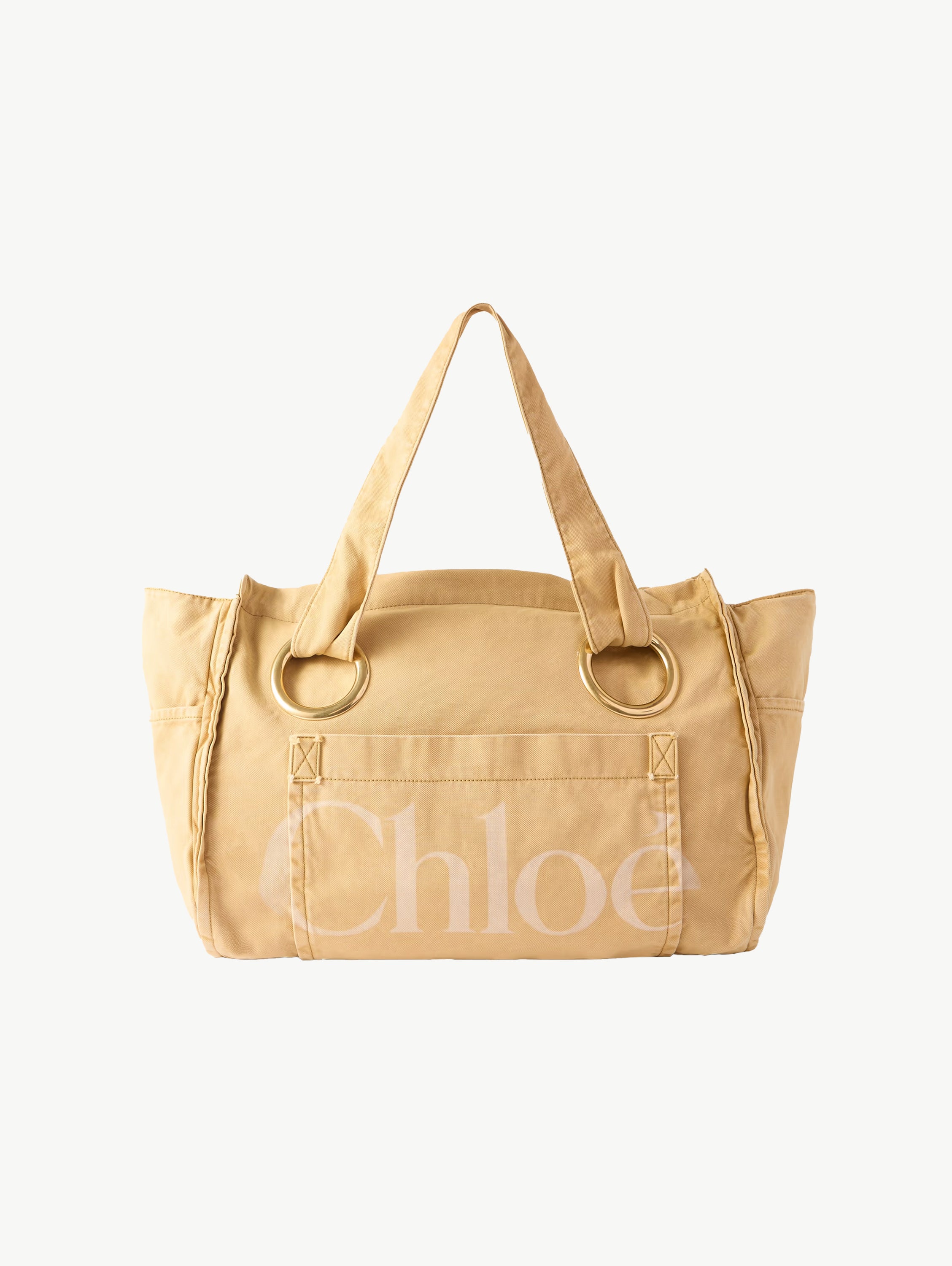 Plage printed cotton-canvas tote