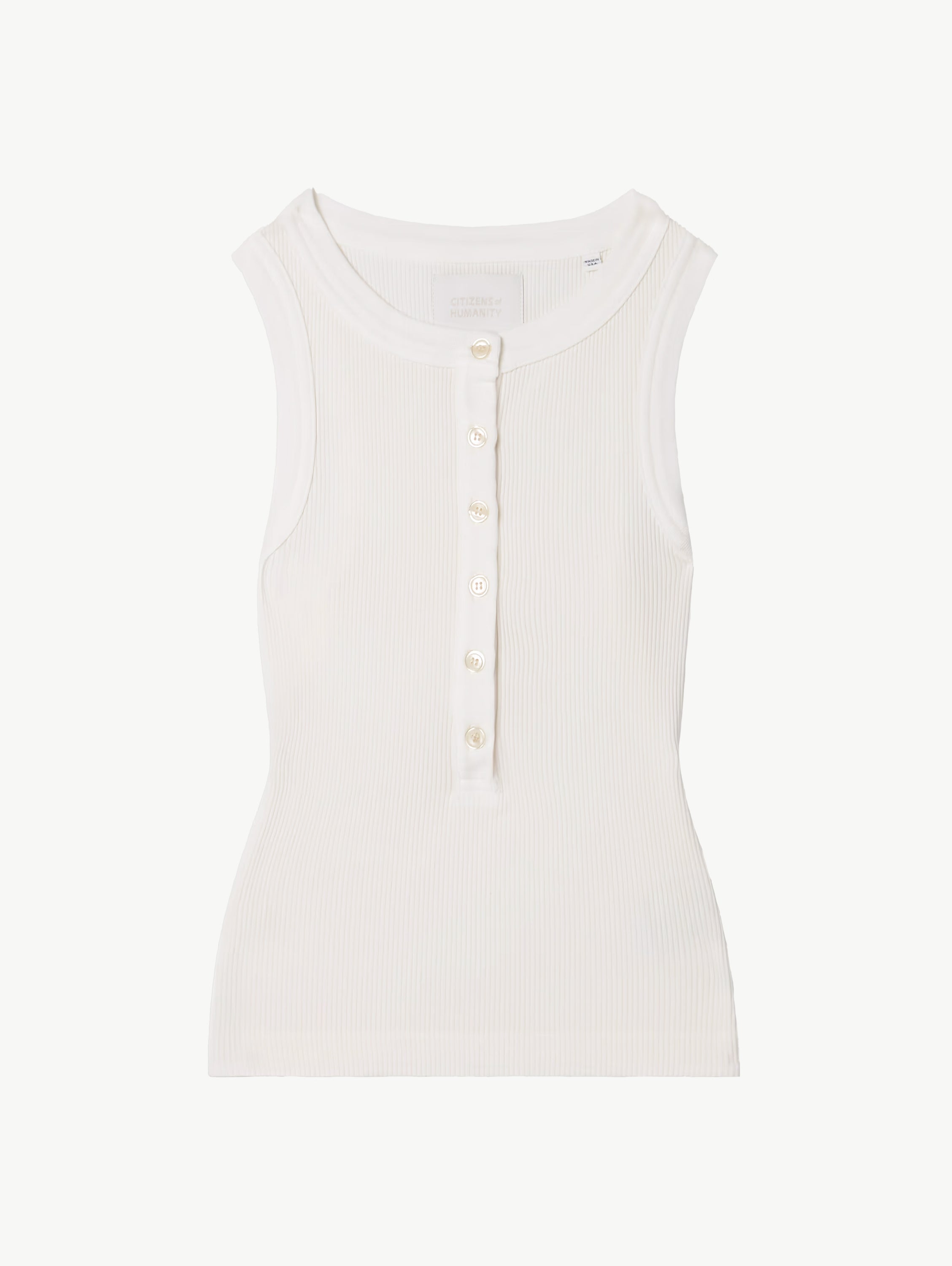 Caralyn ribbed jersey tank