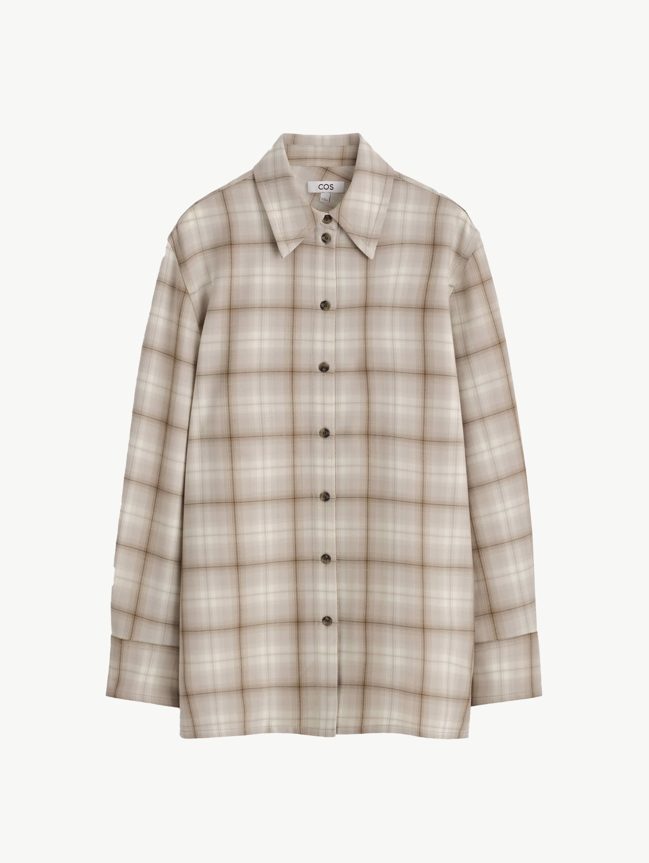 Checked flannel shirt