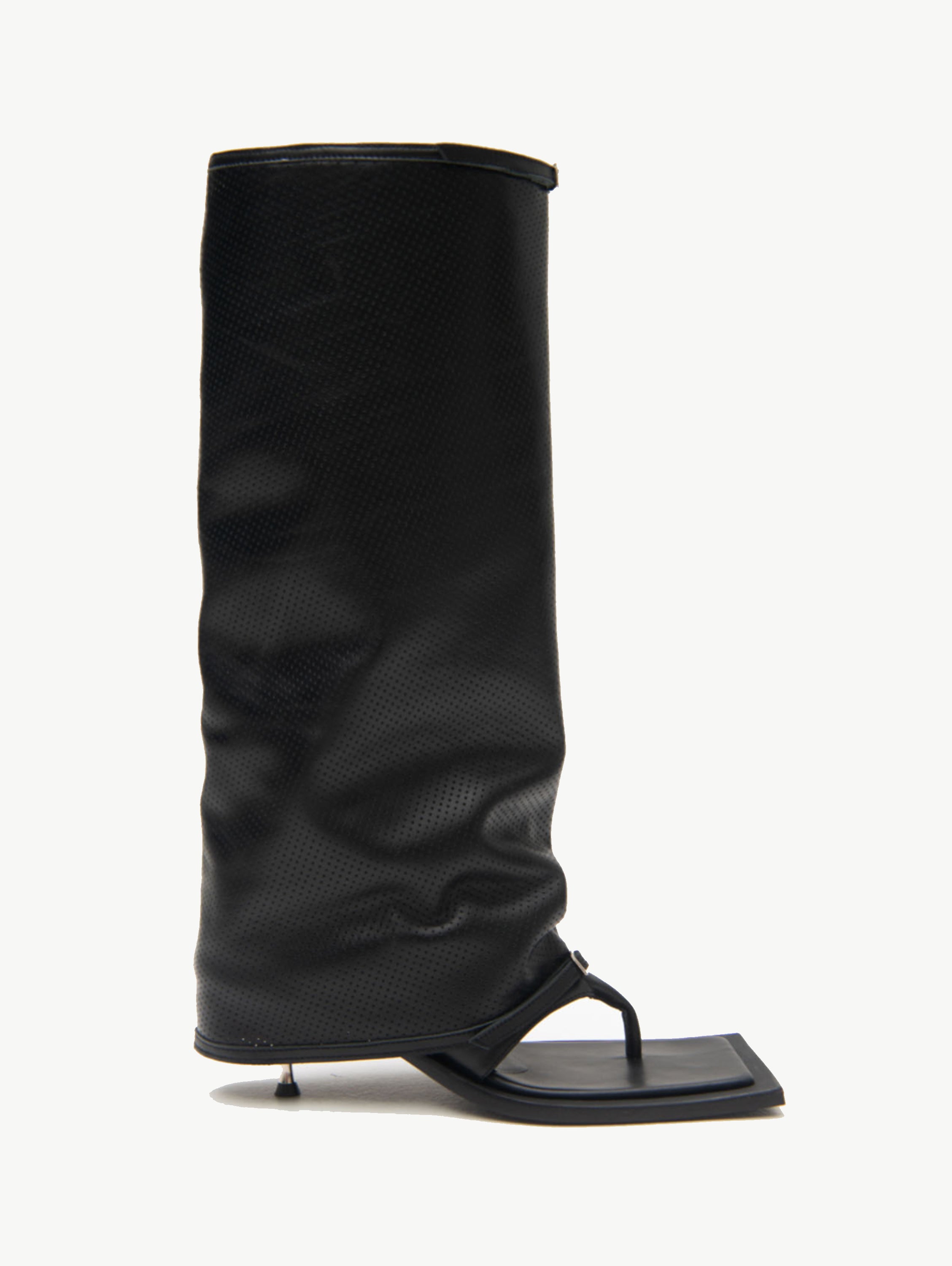 Knee-high Leather Trouser Sandals
