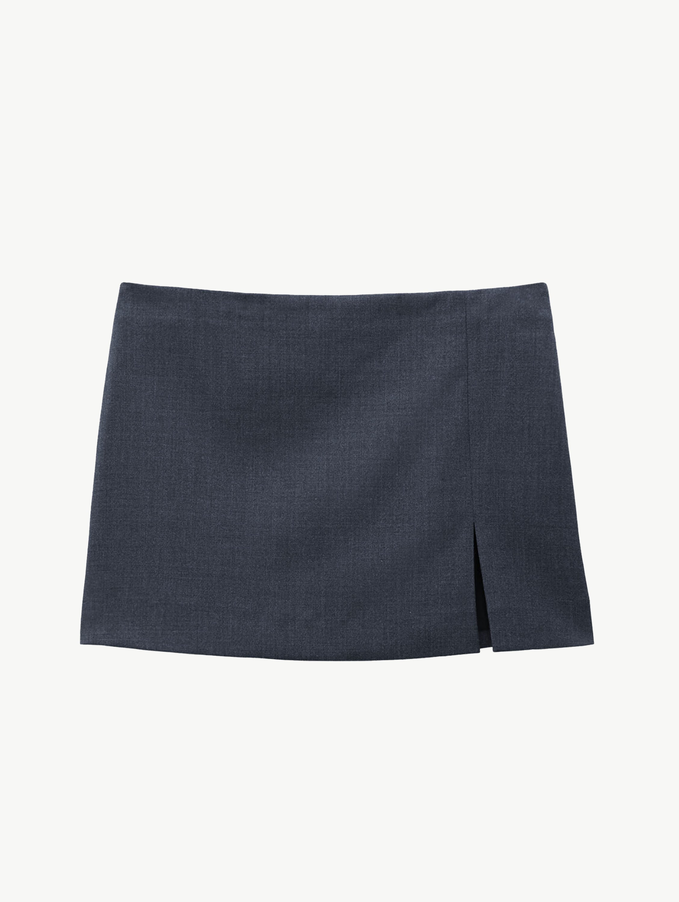 Dark grey mini skirt