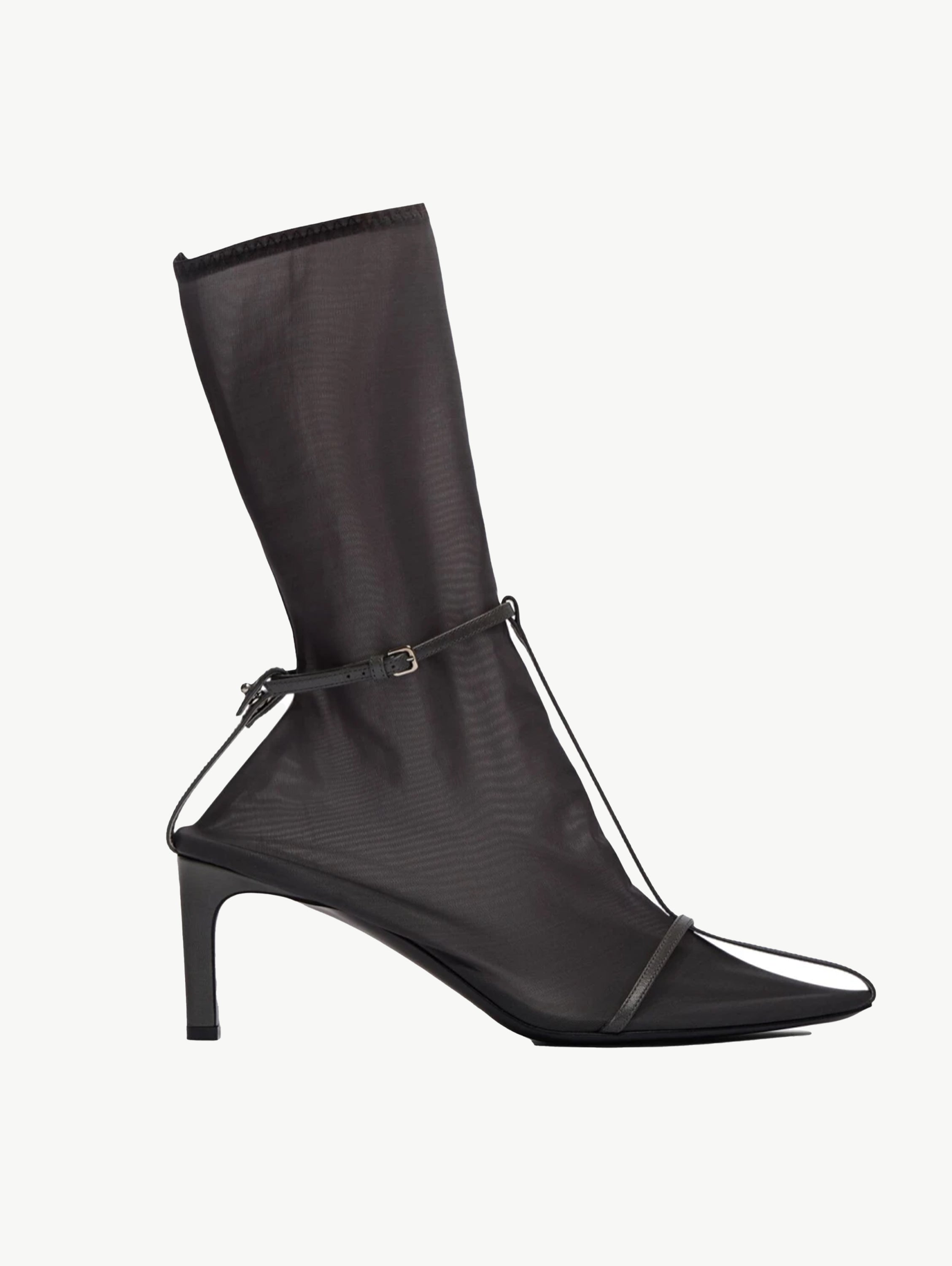 Mesh ankle boots