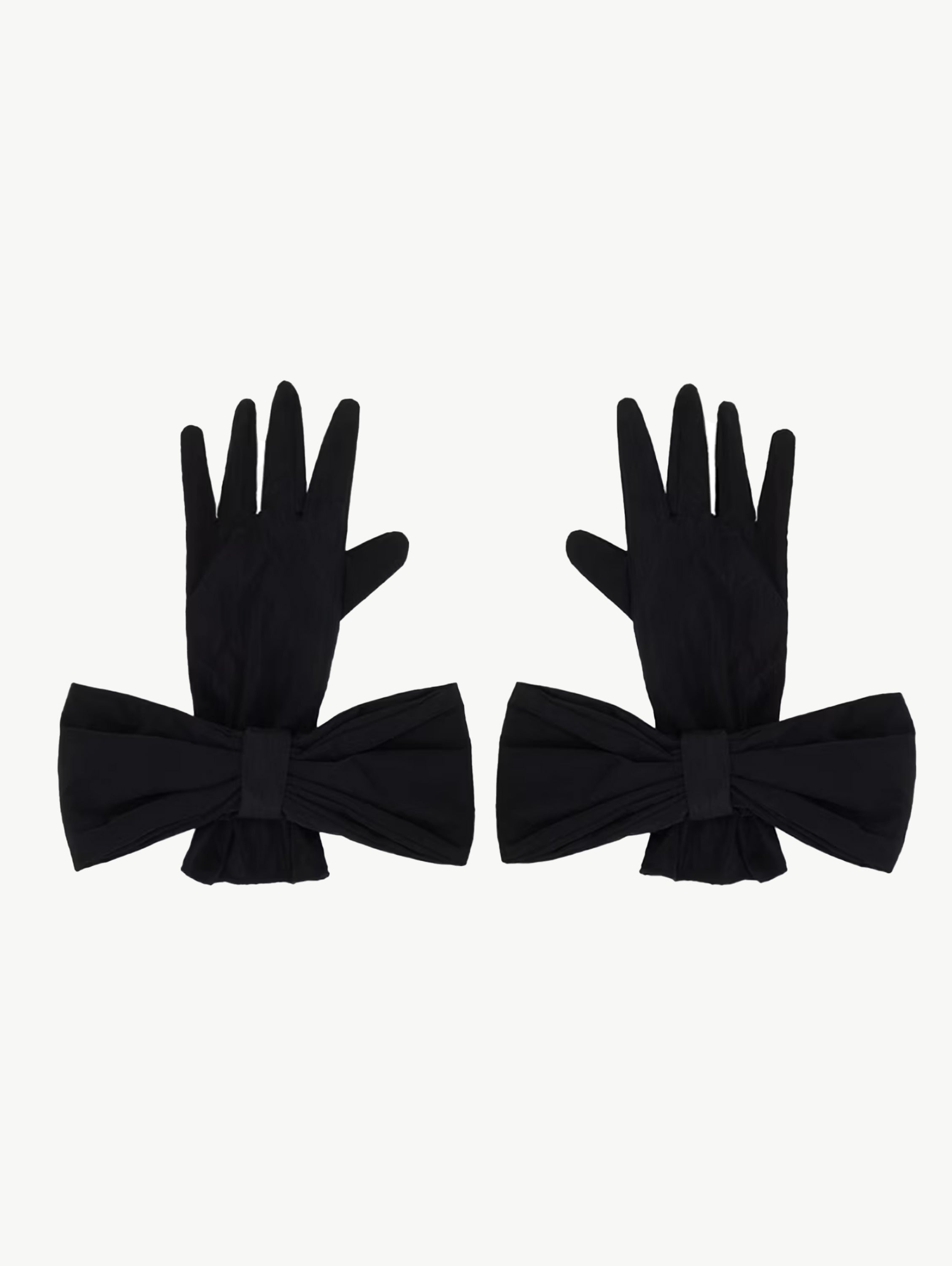 SSENSE Exclusive Black Bow Gloves