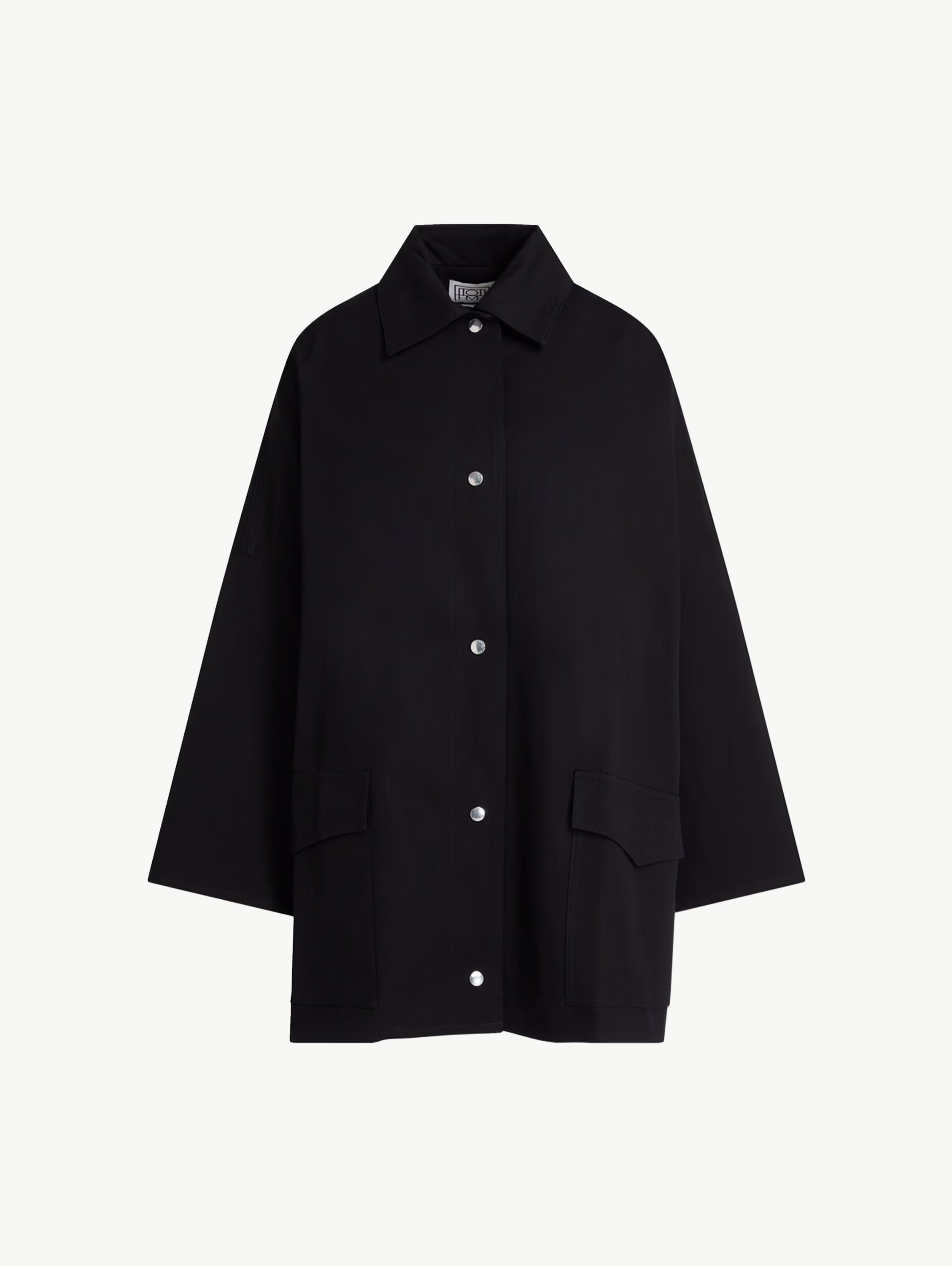 Cotton-twill shirt jacket
