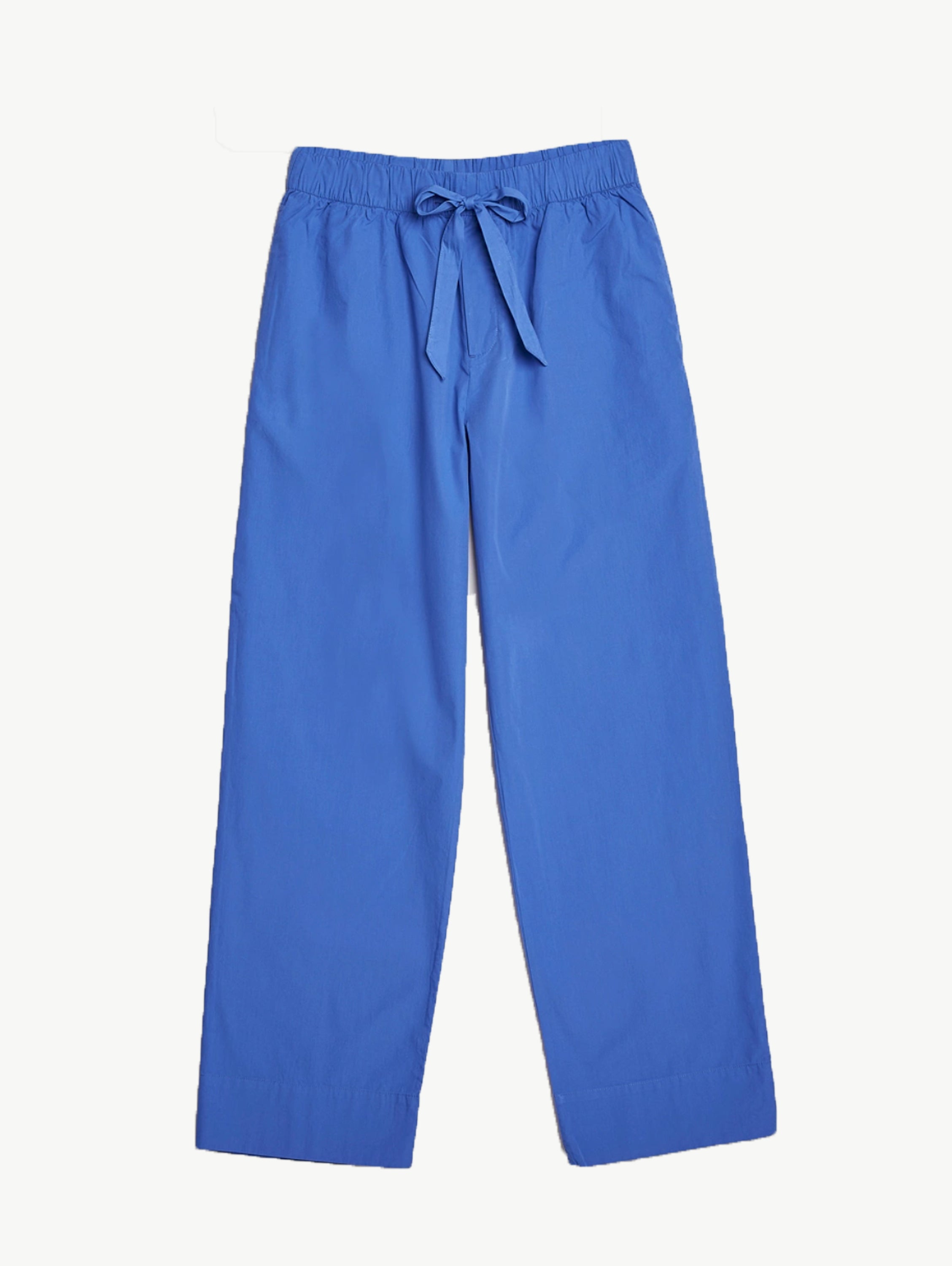 Drawstring organic-cotton pyjama trousers