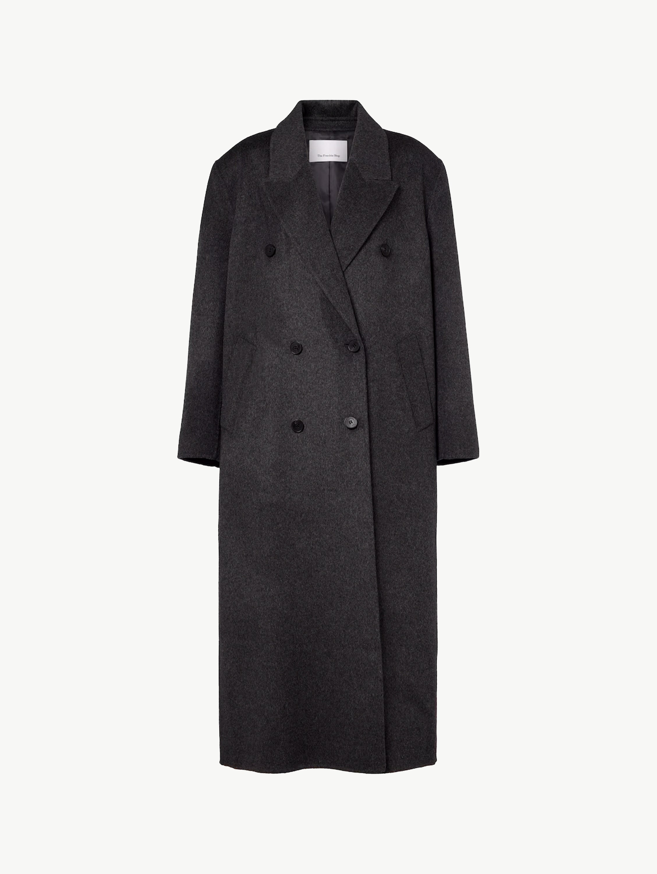 Gaia double-breasted wool-blend coat