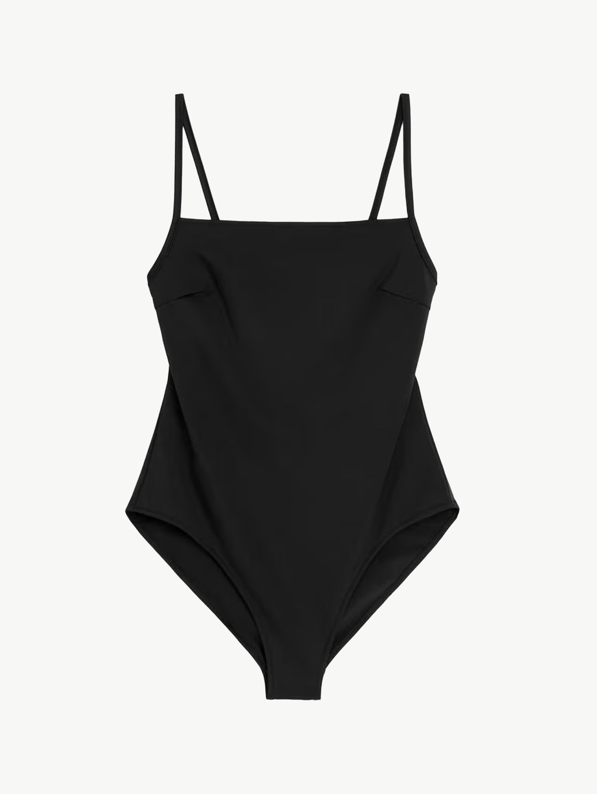 Square-neck swimsuit