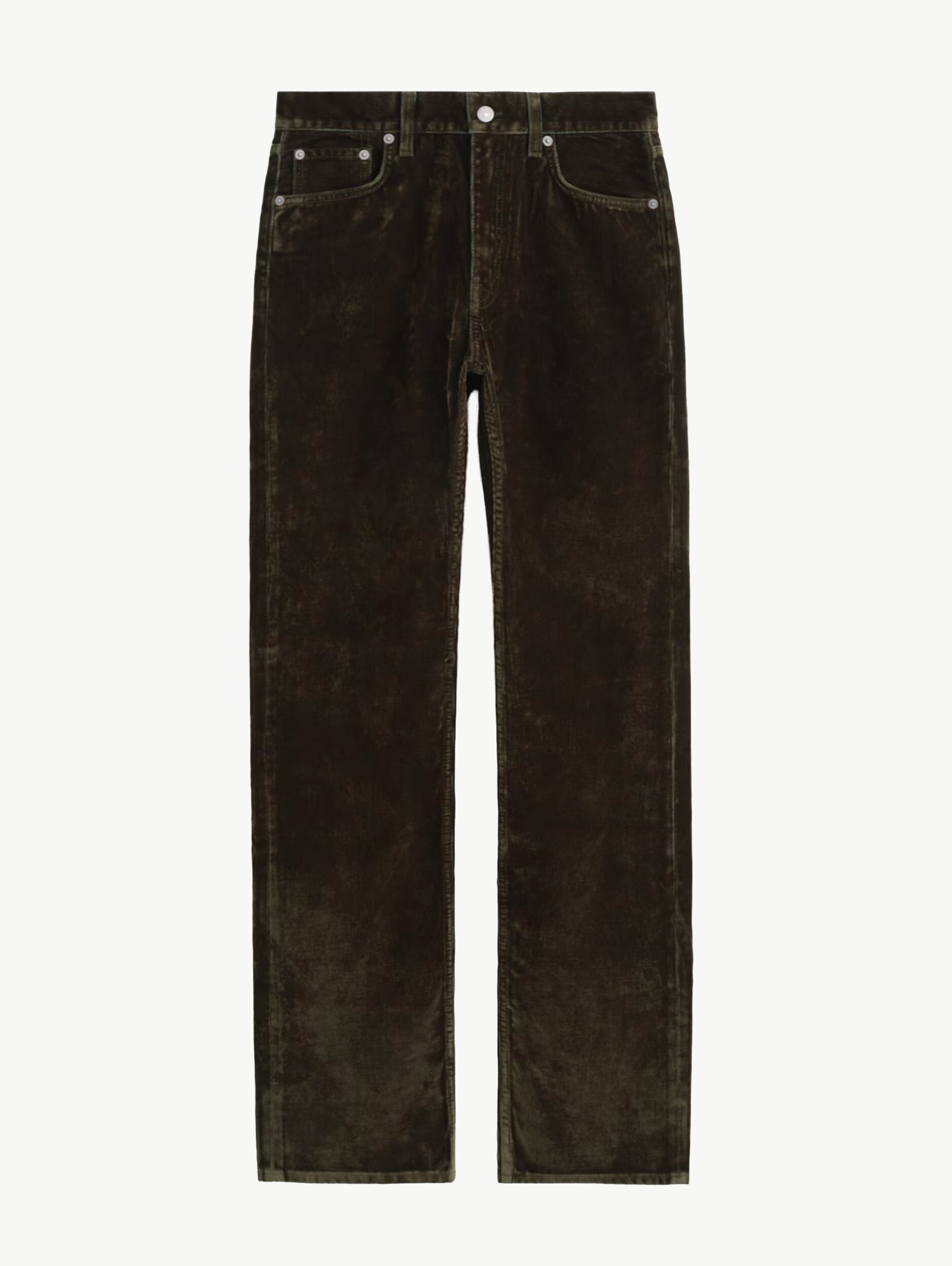 Corduroy straight leg jeans