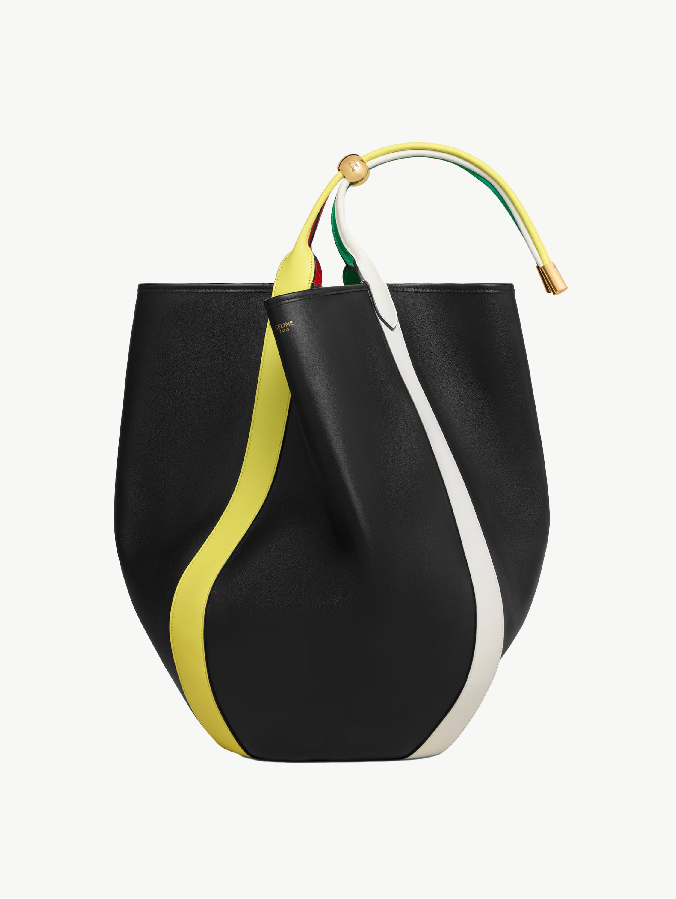 Large drop bucket bag