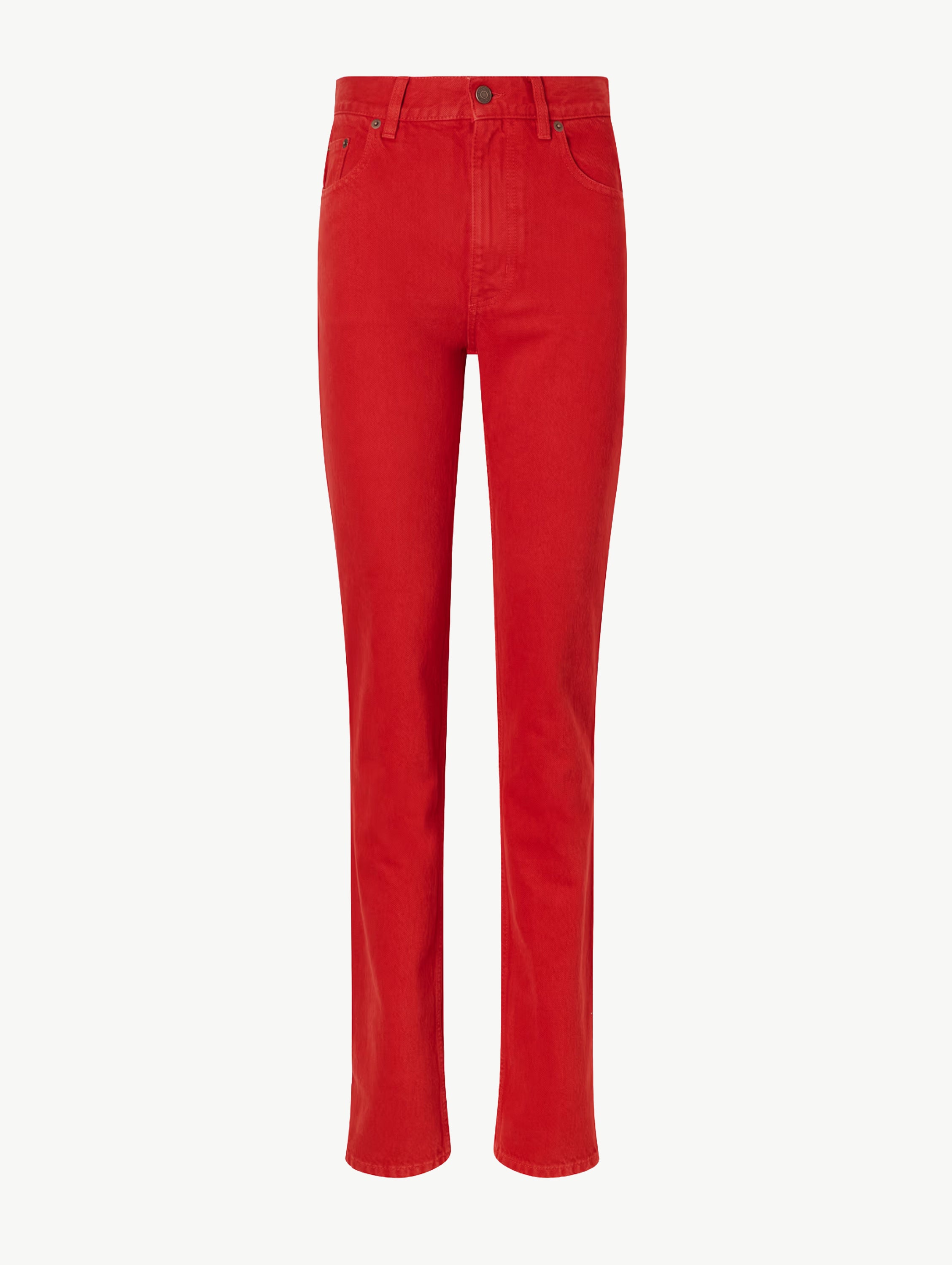 High-rise skinny jeans