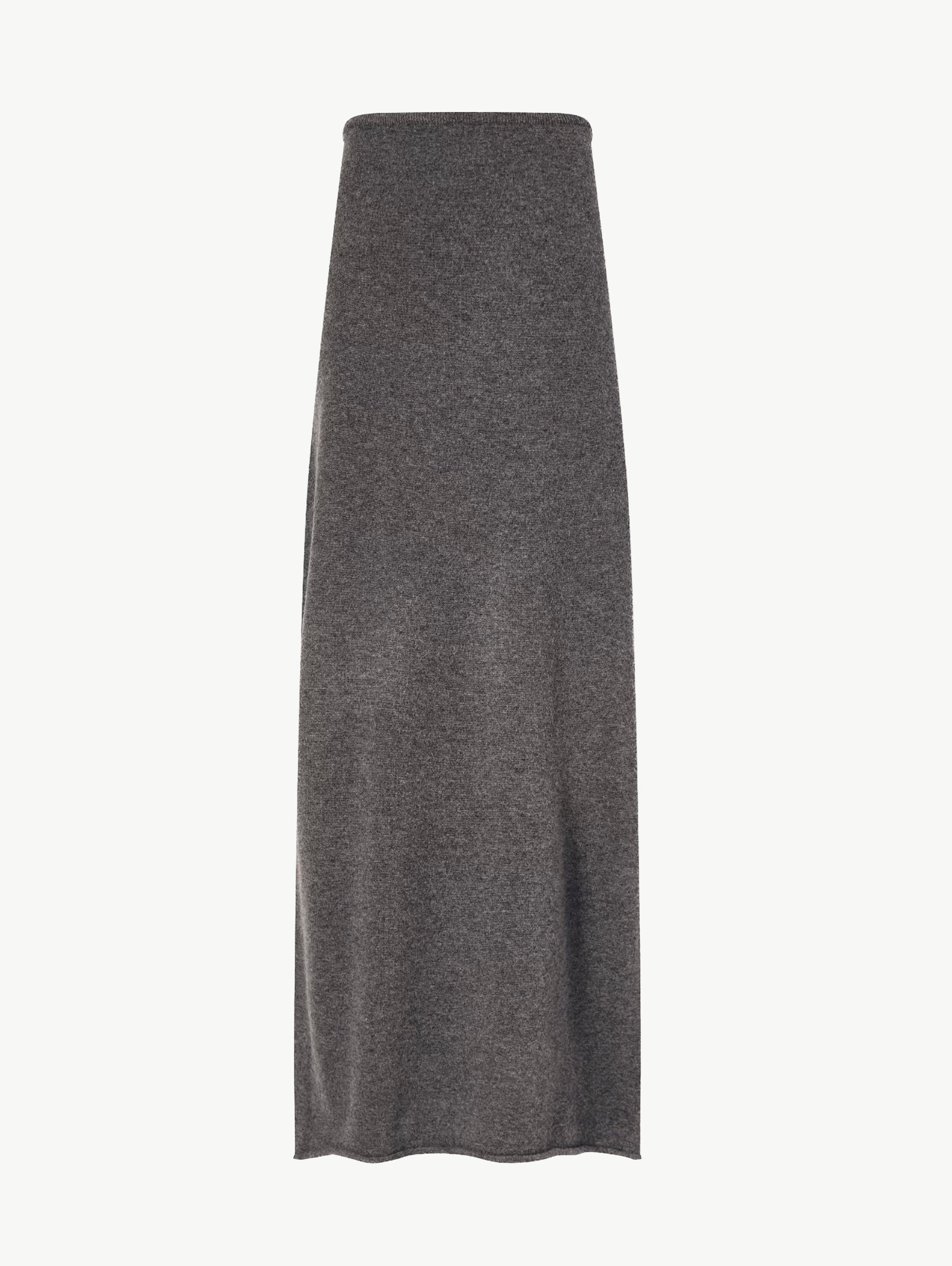 Merino wool max skirt