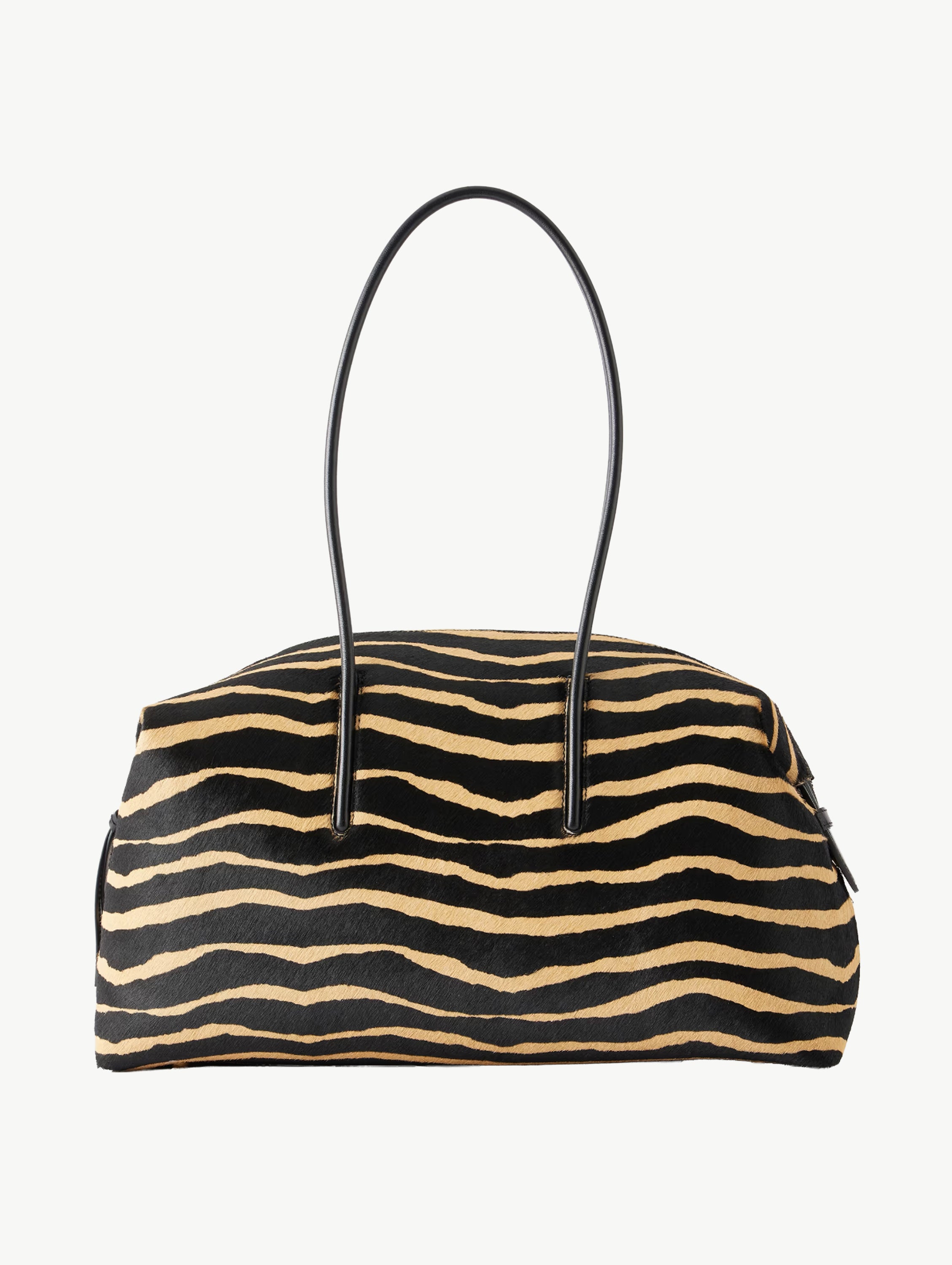 The Stockholm zebra-print calf-hair shoulder bag