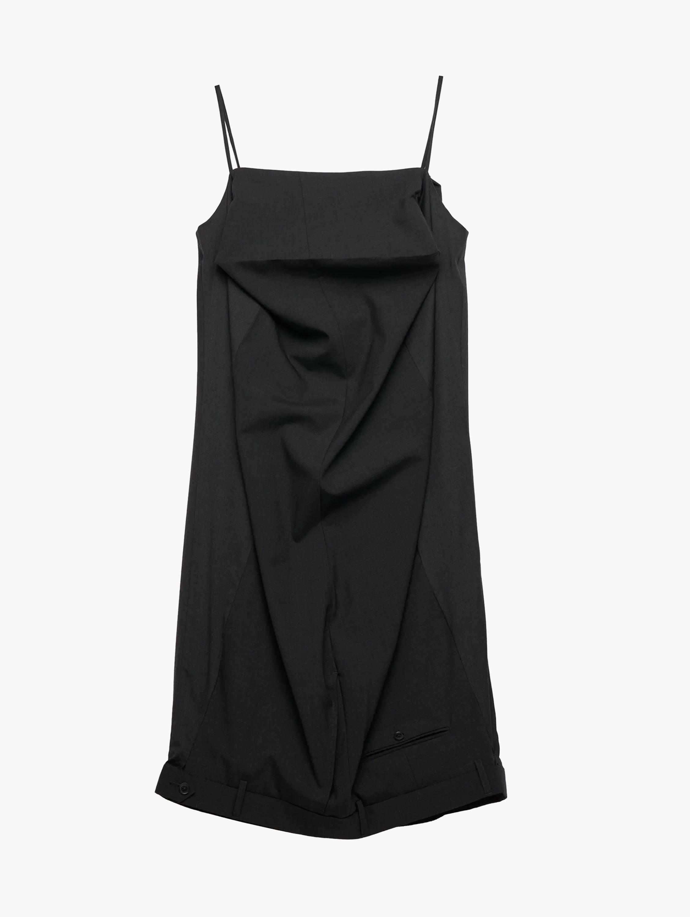 USD collapsed box midi dress
