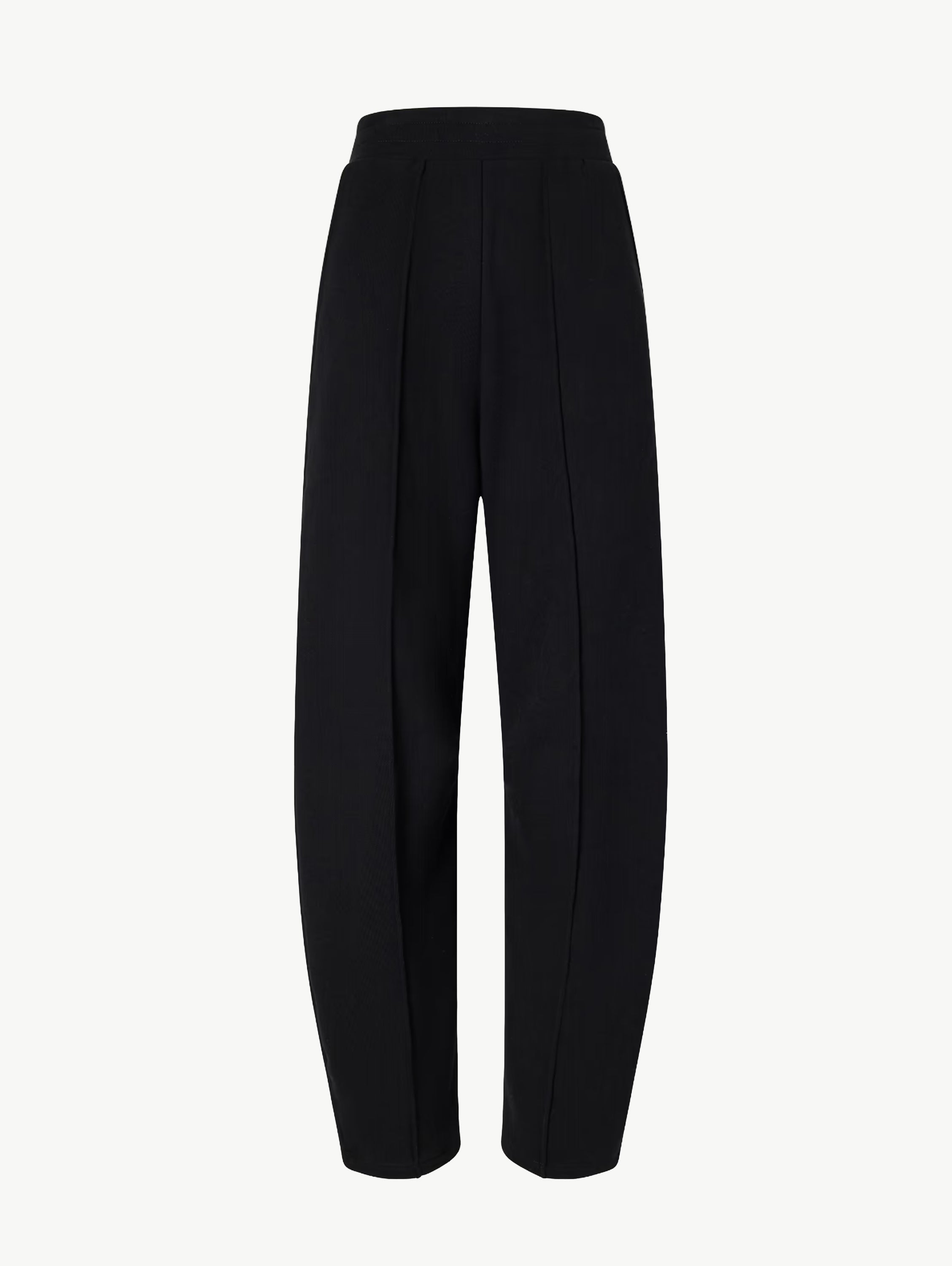 The Pintuck cotton-jersey tapered pants