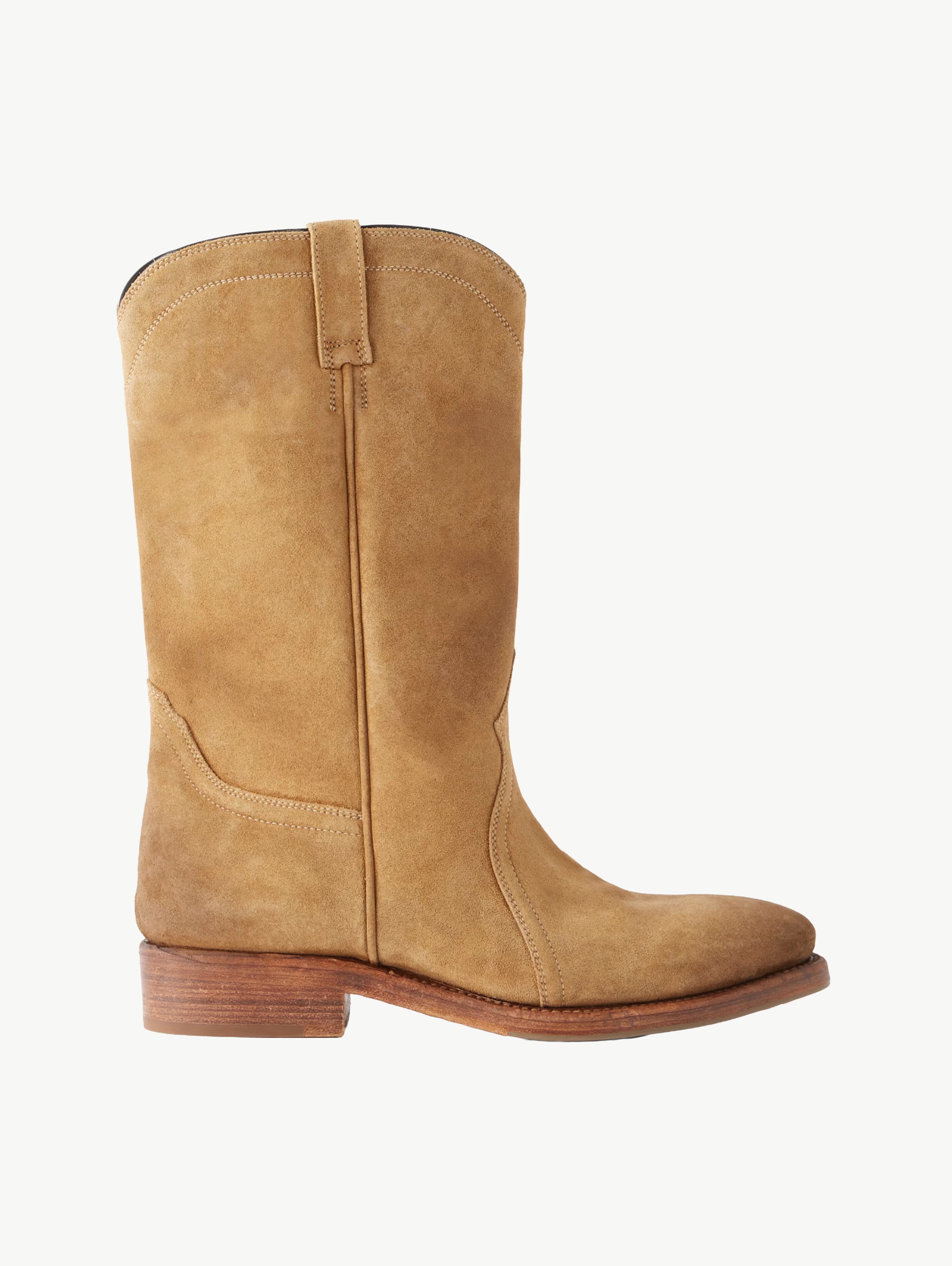 Suede ankle boots