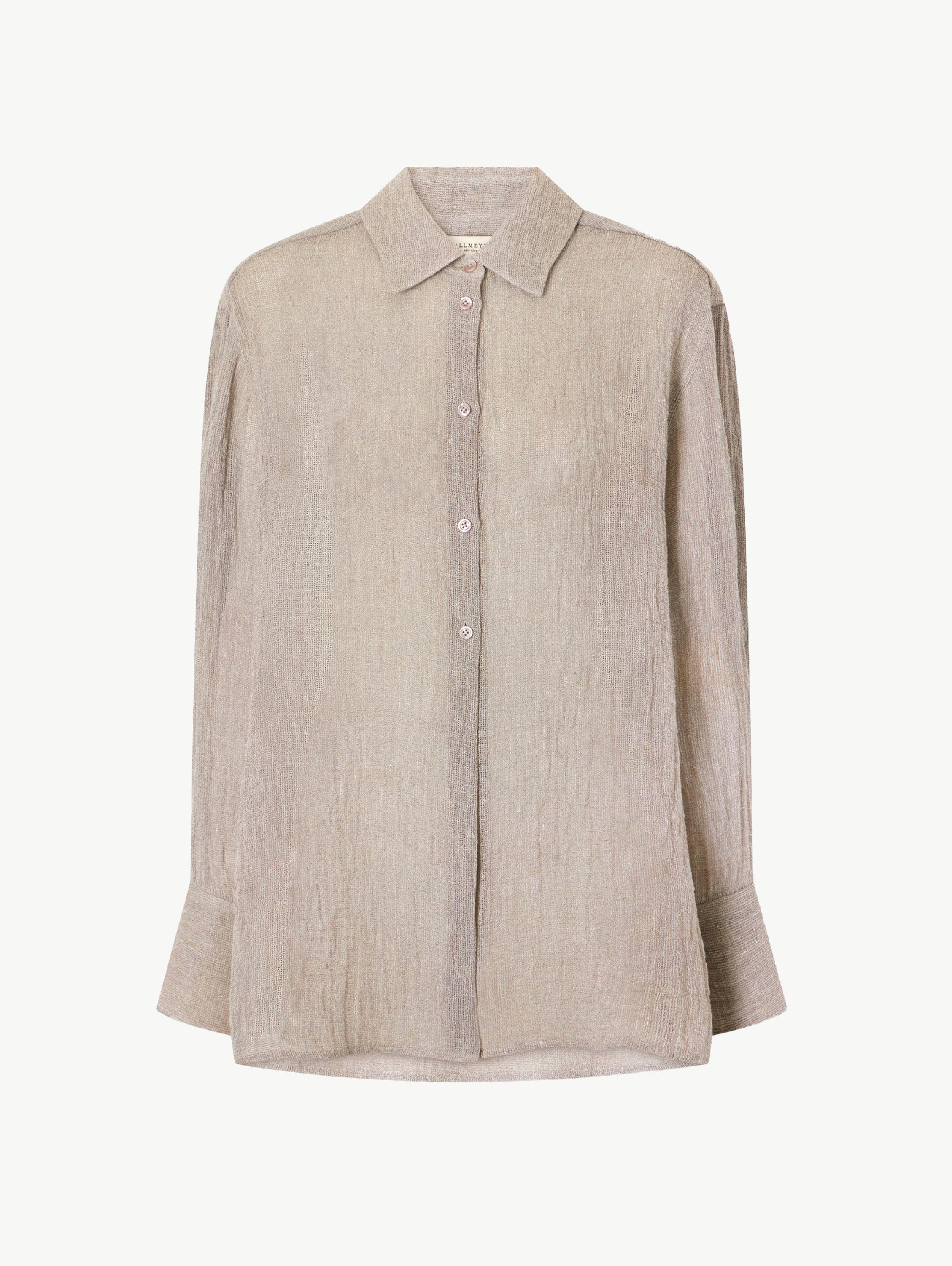 Mollie linen-blend shirt