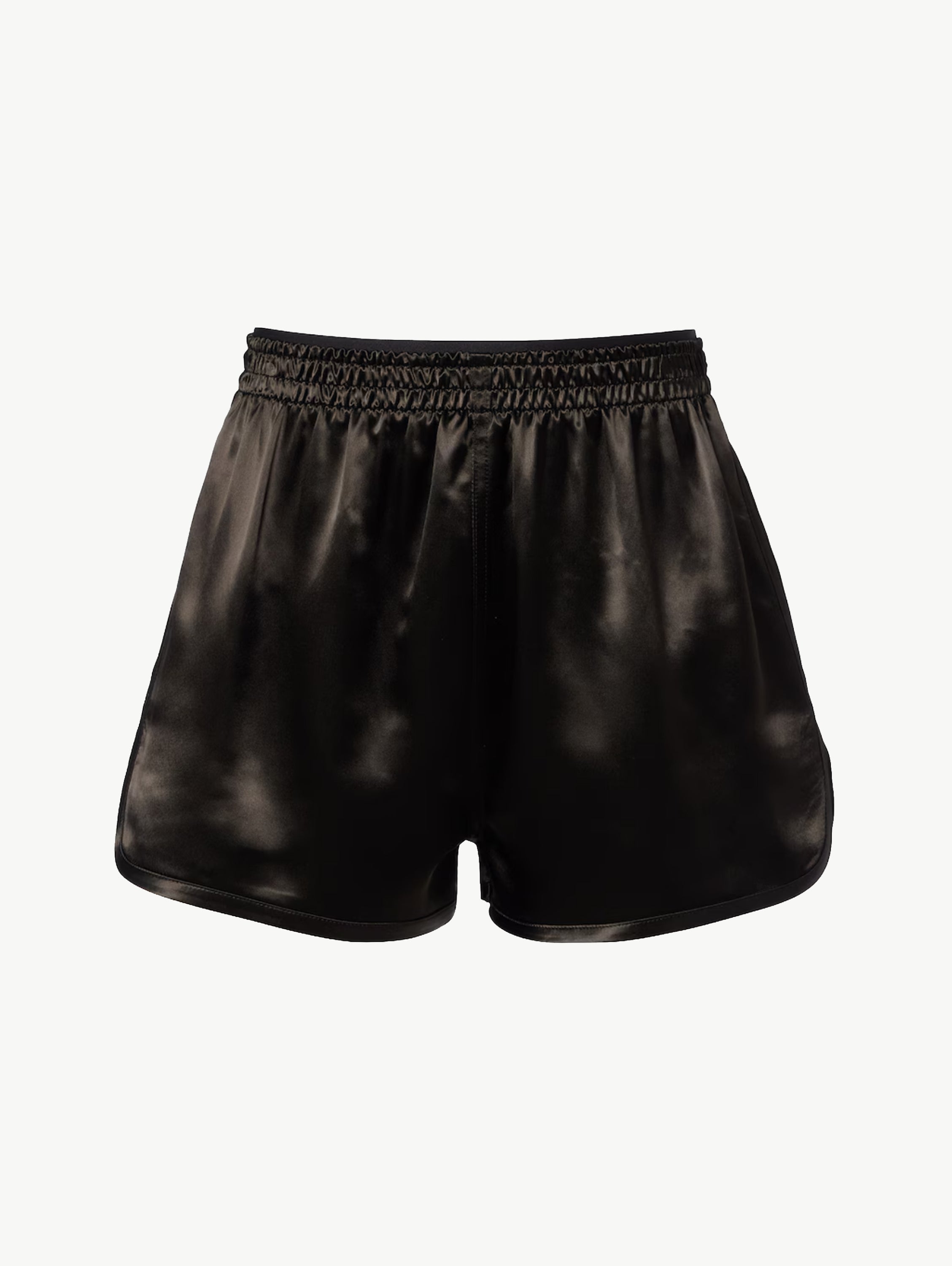 Dark khaki track shorts