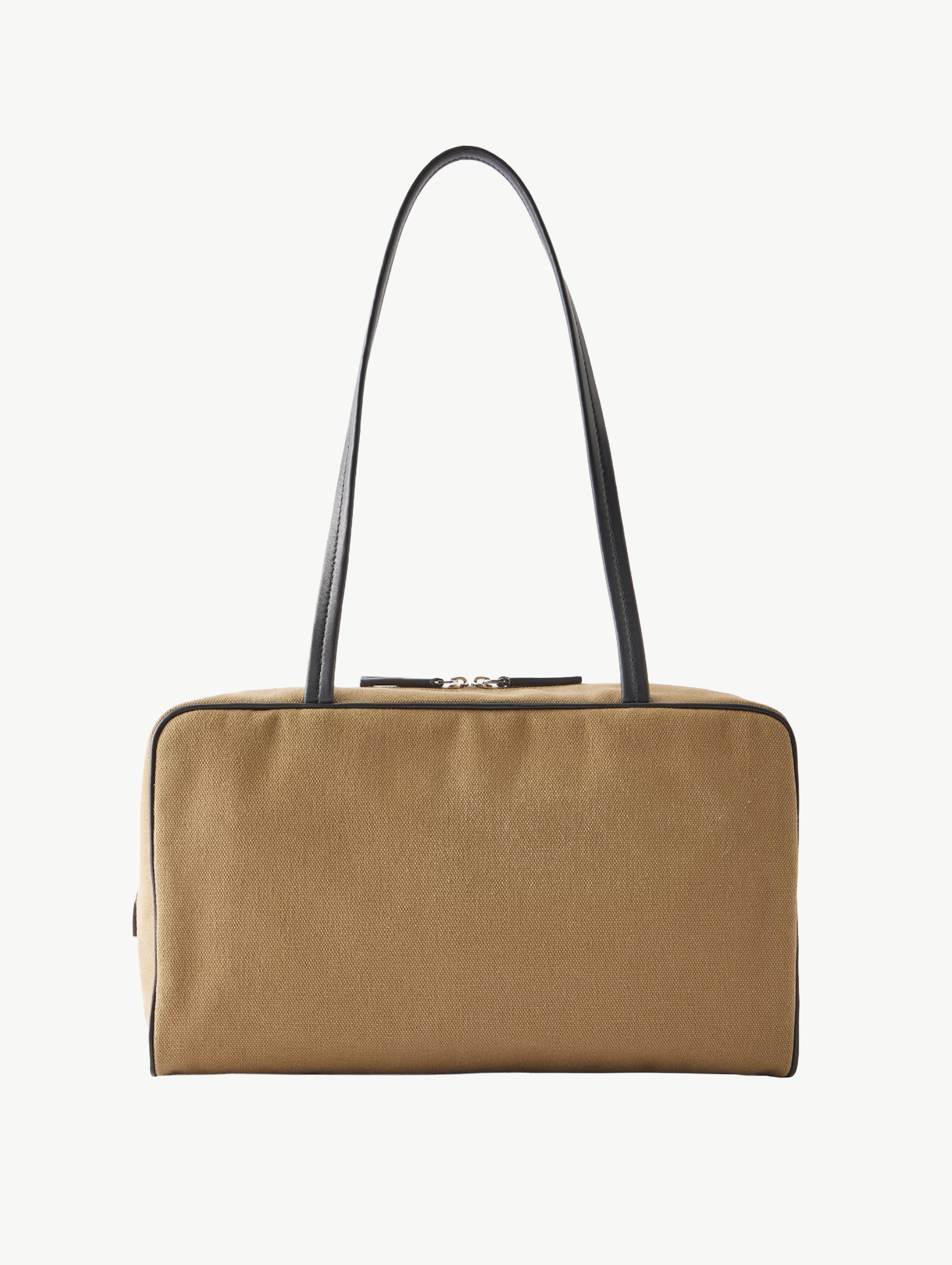Astra leather-trimmed canvas bag
