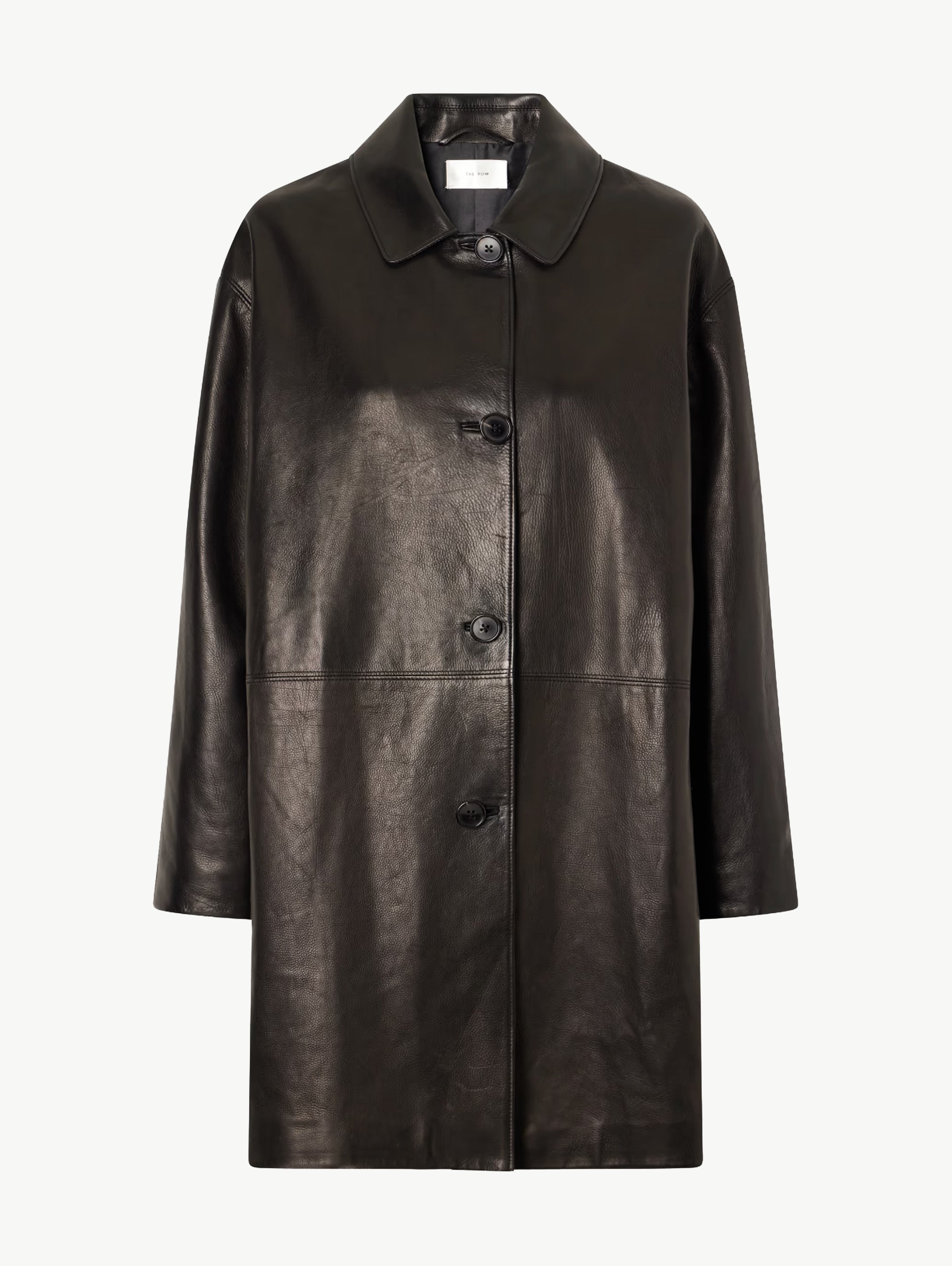 Donata leather coat