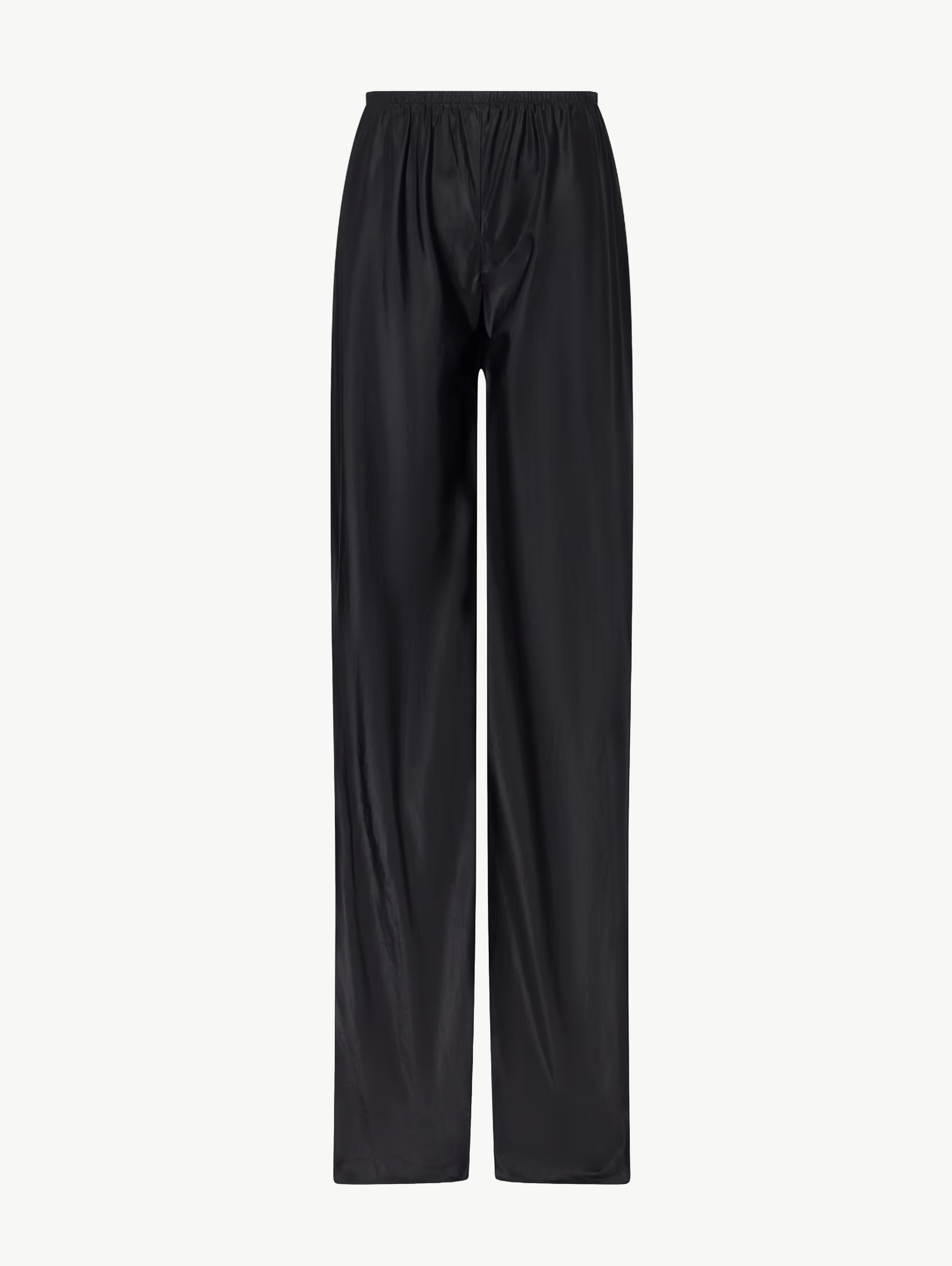 Gala silk wide-leg pants