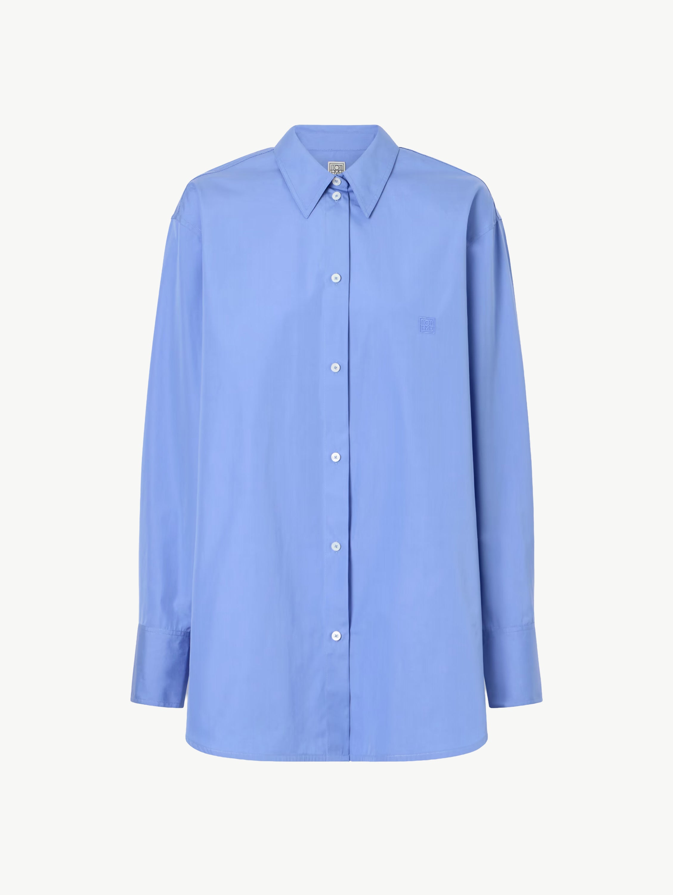 Cotton shirt blue